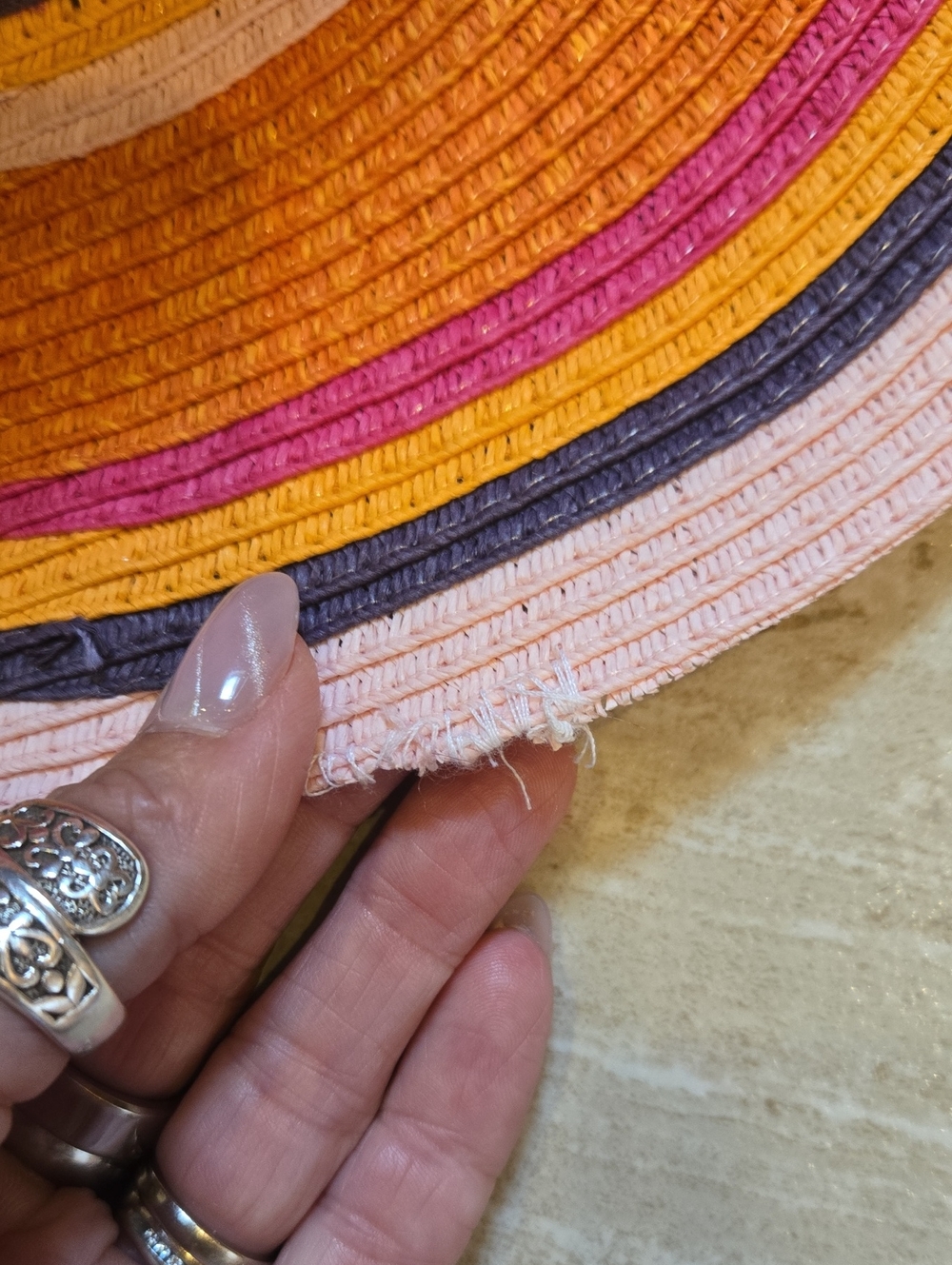 Angela & William Multi-Color Sun Hat - Picture 7 of 7